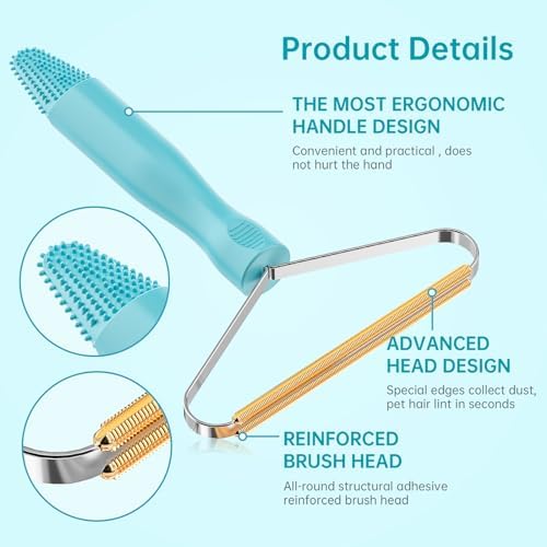 Pet Hair Remover, Dog Cat Carpet Rake, Lint Remover Shaver - Image 3
