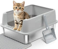 Stainless Steel Litter Box by Nyutu