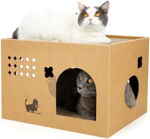ARGOPET Cat Cardboard House by ARGOPET
