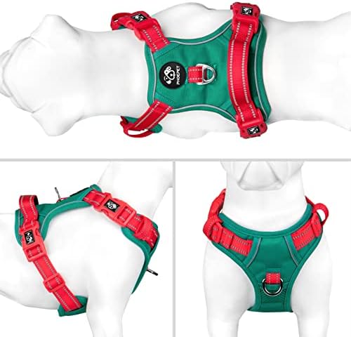 PHOEPET No Pull Dog Harness, Unique Colors Reflective Adjustable Dog Vest - Image 2