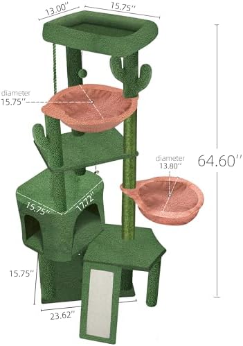 Wang Xin Four Layer Big Cat Tree - Image 2