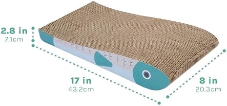 Kitty City 2‑Pack Fish Corrugate Cat Scratcher Pads - Image 3