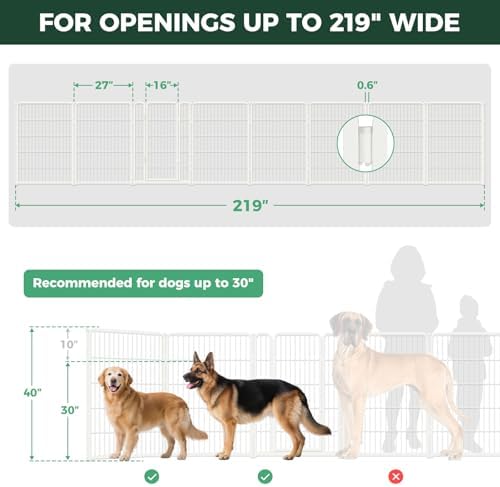 FXW Dog Gate, Extra Wide Adjustable - Image 6