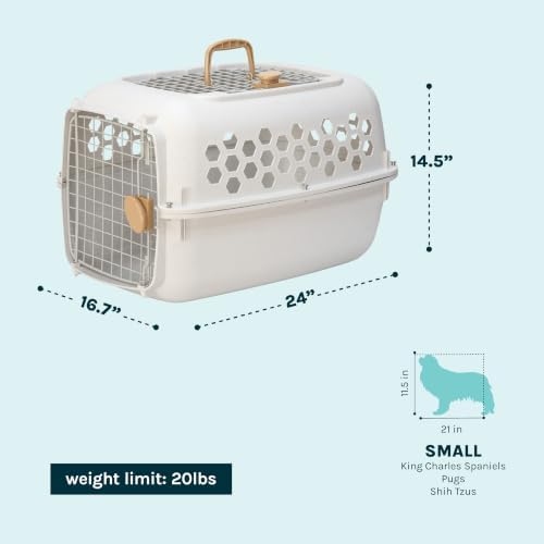 SportPet 24” X-SMALL 2-Door Top Load Hard Sided Pet Carrier Kennel – Easy - Image 3