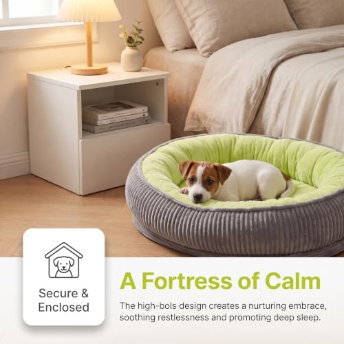 Calming Dog Bed for Medium Dogs, Orthopedic Washable Pet Bed - Image 7