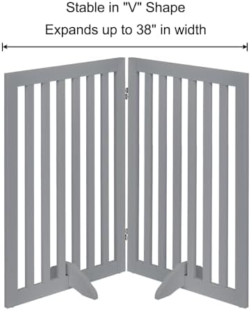 unipaws 36”H Free Standing Pet Gate - Image 6
