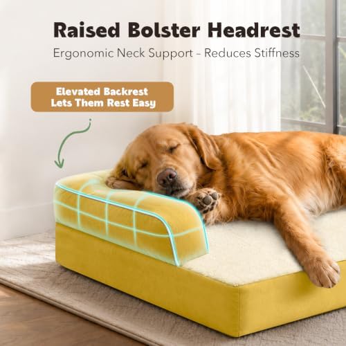 MEKIY XXL Orthopedic Waterproof Dog Bed - Image 2