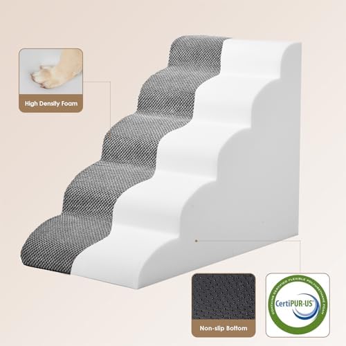 EHEYCIGA Curved Dog Stairs Ramp - Image 2