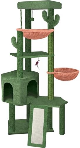 Wang Xin Four Layer Big Cat Tree by Unknown