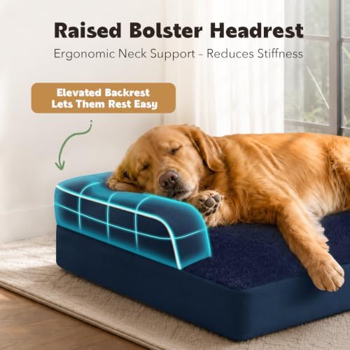 MEKIY Orthopedic Waterproof Dog Bed Pet Couch - Image 2