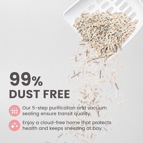 Lady N Cat Attract Tofu Cat Litter, Calming Pheromone Low-Track Pellet 9lb - Image 5