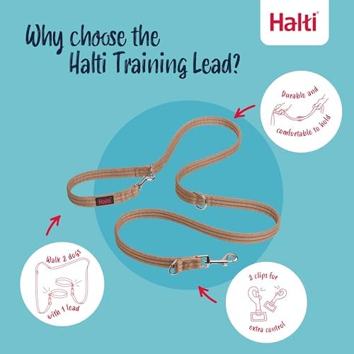 Halti Training Dog Leash | Size L, Desert Sand | 2m Length - Image 3