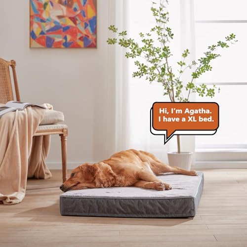 WATANIYA PET Cooling Dog Beds for Large Dogs, Washable Orthopedic Dog Bed for - Image 4
