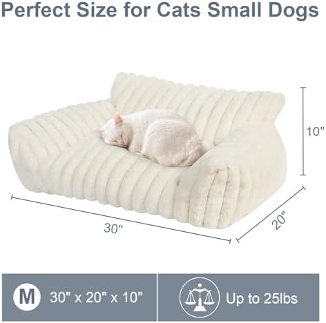 Dog Beds for Small Dogs, Cat Dog Couch Bed for Indoor Cats, Dog Sofa - Image 5