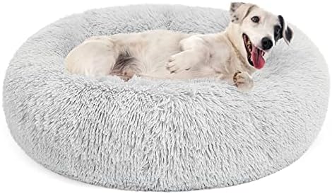 MIXJOY Orthopedic Dog Bed Comfortable Donut Cuddler Round Pet Beds Ultra Soft by MIXJOY
