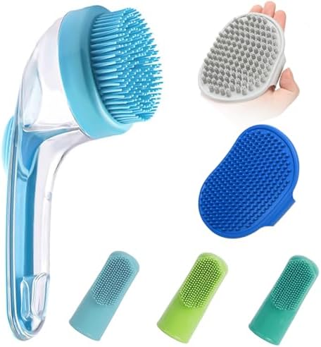 ELEGX Pet Grooming Bath Massage Brush by ELEGX