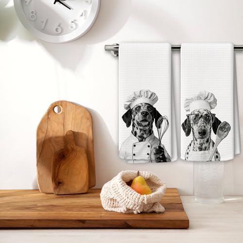 Dog Kitchen Towels Decor Set of 2 - Image 2