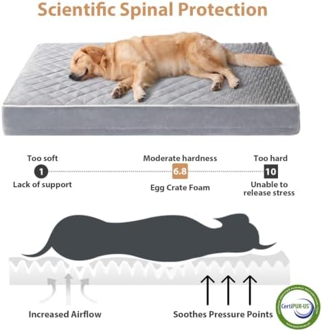 WNPETHOME Orthopedic Waterproof XL Dog Bed - Image 3