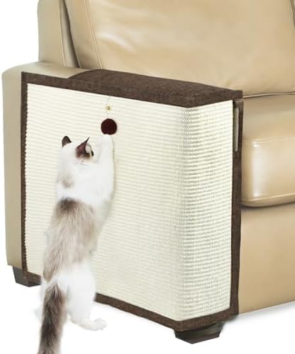 Upgraded Cat Scratch Furniture Protector, Cat Scratch Sofa Arm Sheild by Oroonoko
