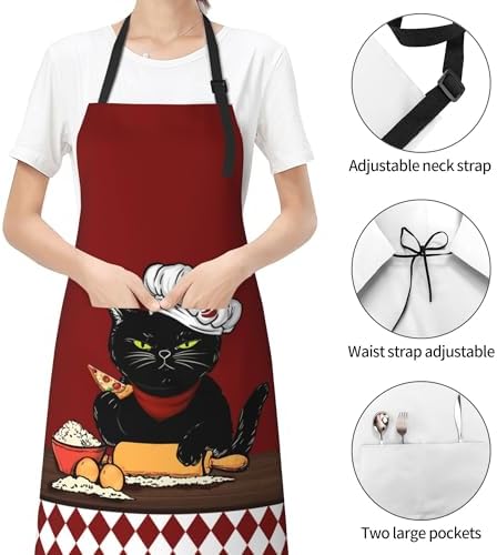 Art Apron with Pocket for Women Men - Image 2