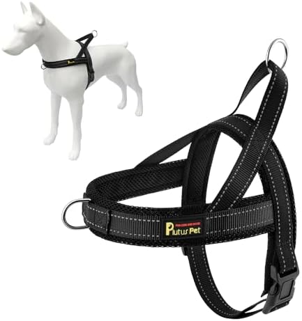 Plutus Pet No Pull Dog Harness for Large Dogs, Breathable Mesh Padded by PLUTUSPET