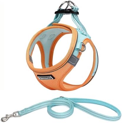 Mercano Soft Mesh Dog Harness and Leash Set, Step-in Reflective Breathable by Unknown