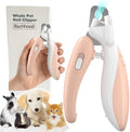 Pet Dog Cat Nail Clippers with Light and Catcher, Safety by Unknown