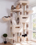 Heybly Cat Tree, 74.8'' Spacious & Tall Cat Tower by HEYBLY