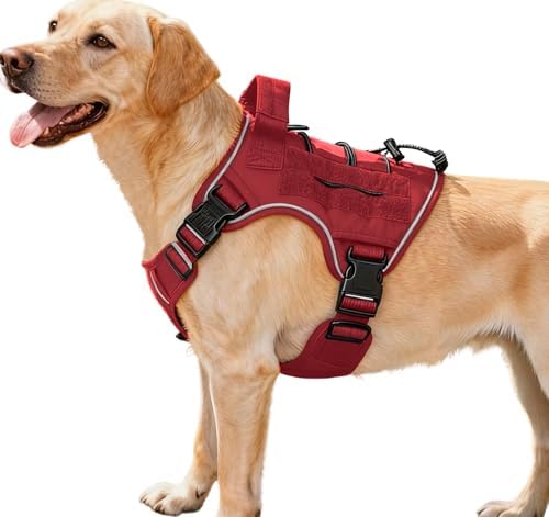 Heavy-Duty Tactical Dog Harness by Bruvoalon