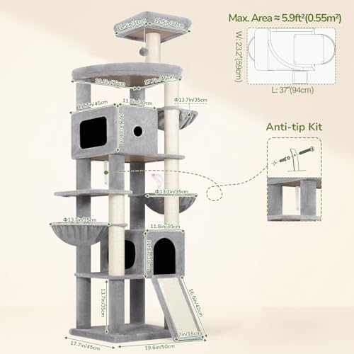 Globlazer Cactus Extra Tall Cat Tree - Image 6