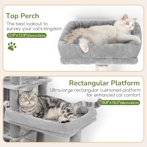 Globlazer 65in Sturdy Cat Tree Tower - Image 2
