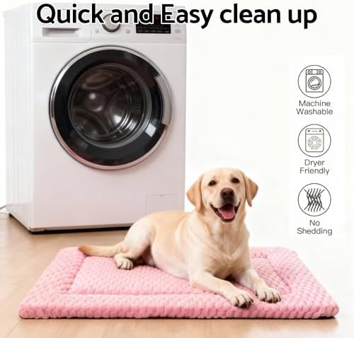 Dog Bed Mat, Reversible Dog Crate Pad - Image 5