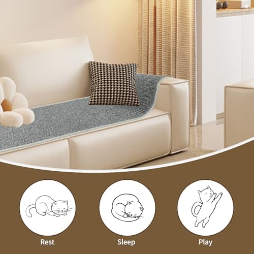 FHTONGE 71x15.8" Thickened Cat Wall Climbing Carpet - Image 7