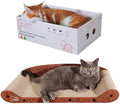 Cat Scratcher Medium Sofa Bed Scratcher & Scratcher Box Corrugated Cardboard by KEBKE
