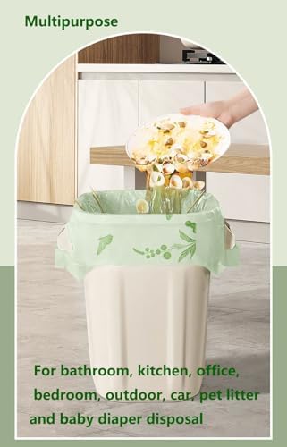 220pcs Small Trash Bags for Bathroom, Bedroom Waste Bin Tearing-free 4 Gallon - Image 6