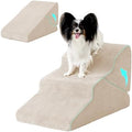 Ahpmeoa Dog Stairs for Small Dogs 16’’ H, 3-Step Dog Steps for Bed by Ahpmeoa