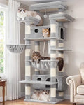 Gitelsnour Cat Tree, Big Condo & Hammock GCT030W by Gitelnour