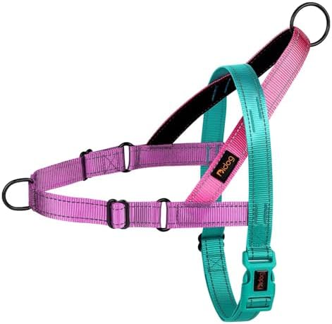 Didog No Pull Dog Harness for Large Dogs, Soft Padded Handle, Dark Green by Didog