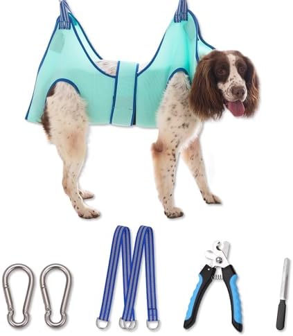 Kkiimatt Dog Grooming Hammock, Hanging Harness Holder by Kkiimatt