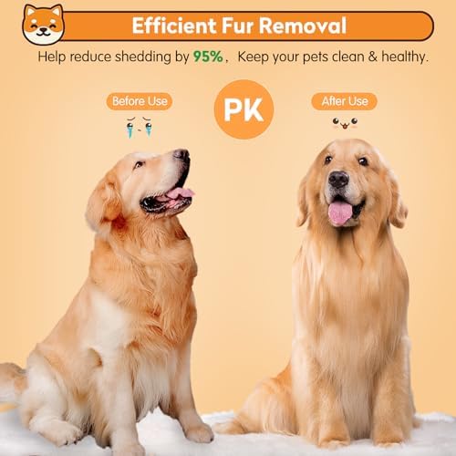 Dog & Cat Brush, Self Cleaning Slicker Brush - Image 6