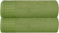 GLAMBURG 100% Cotton 2 Pack Oversized Bath Towel Set 28x55 Inches, Ultra Soft by GLAMBURG