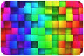 Rainbow Colorful Boxes Bath Mat Non-Slip Soft Microfiber Bathroom Rugs Washable by Unknown