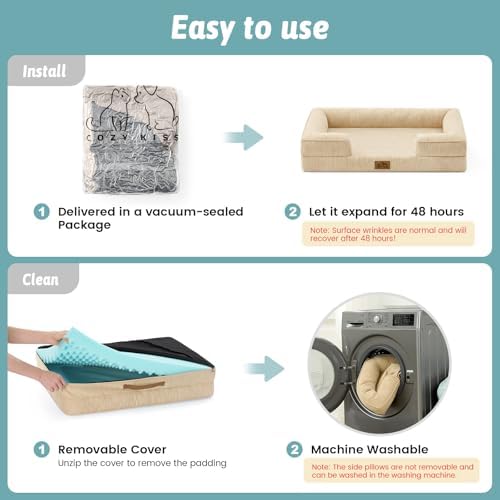 COZY KISS Orthopedic Dog Cooling Bed - Image 6