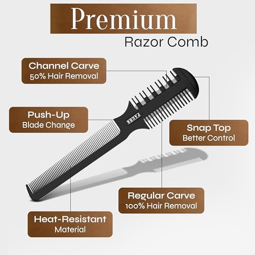 Facón Razor Comb for Hair Cutting - Image 6