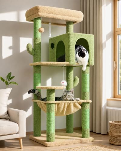Globlazer Cactus Cat Tree Tower by Globlazer