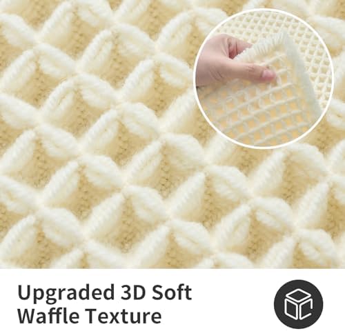 ILANGO Upgraded Waffle Bath Rug 16x24, Super Absorbent Non Slip Bath Mat - Image 5