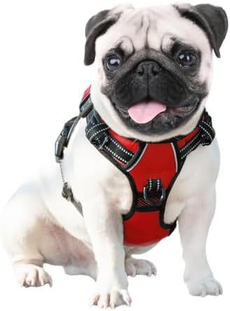 PHOEPET No Pull Dog Harness Medium Reflective Front Clip Vest - Image 4