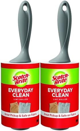 Scotch-Brite Everyday Clean Lint Roller, Scotch Brand Adhesive, Pet Hair & Lint by Scotch-Brite