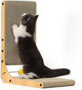 FUKUMARU Cat Scratcher, 18.9 Inch L Shaped Cat Scratch Pad by FUKUMARU