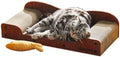 26-Inch Large Cat Scratcher Lounger Bed, Durable Cat Scratching Pad, Cat by Quuzee